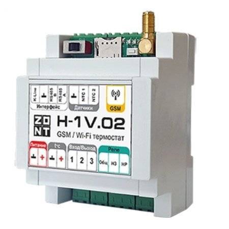 Контроллер Zont H-1V.02 отопительный GSM / Wi-Fi