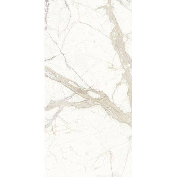 Керамогранит Ariostea Ultra Marmi Bianco Calacatta Lucidato Shiny 6 mm 75x150