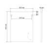Зеркало Vincea VLM-2M600B 80x60 c сенсорным выключателем и диммером, черное фото 5