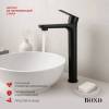 Смеситель для раковины BOND Smart B62-2788 высокий, черный матовый фото 2