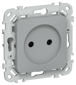 Розетка 1-местная IEK Flite FI-R10-10-K03 серый