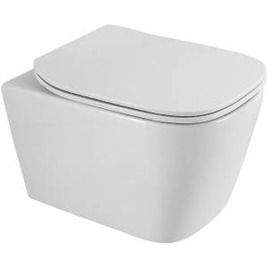 Унитаз подвесной BelBagno Albano BB120CHR с сиденьем BB903SC с микролифтом