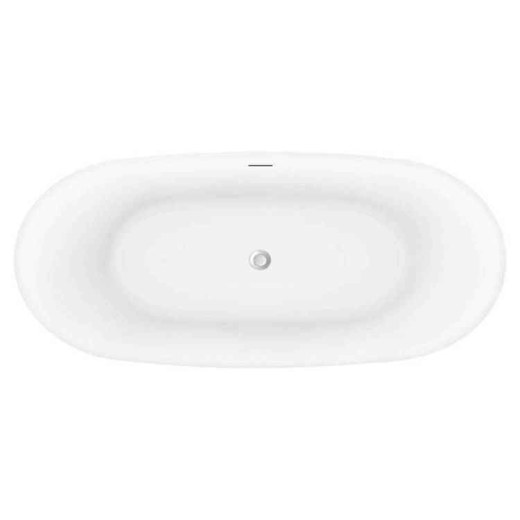 Акриловая ванна Black&White 330SBGR 170x78 серая матовая