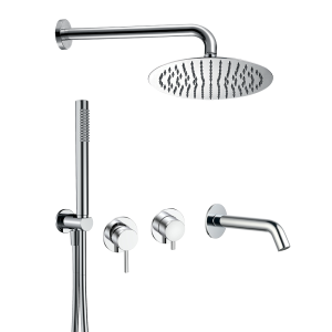Душевой комплект AQUAme AQM8408CR хром