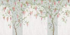 Фреска Ortograf Aurora 34118 Wisteria Филиграна со стразами FM-F/S