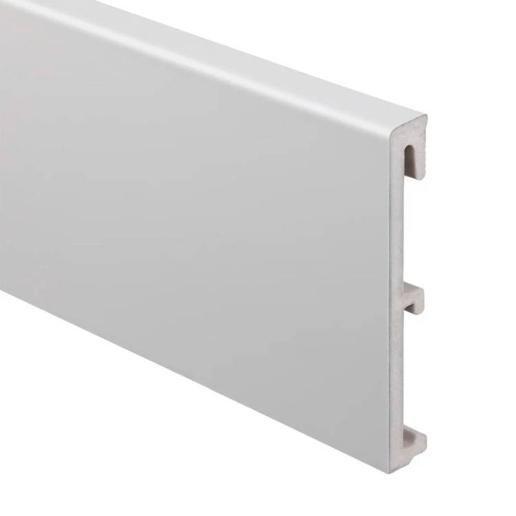 Плинтус Salag Alpha AP11F2 Szary Szara RAL7047 2400x100x18