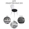 Стул Bradex Home Babel FR 0057, черный с прозрачными ножками фото 9