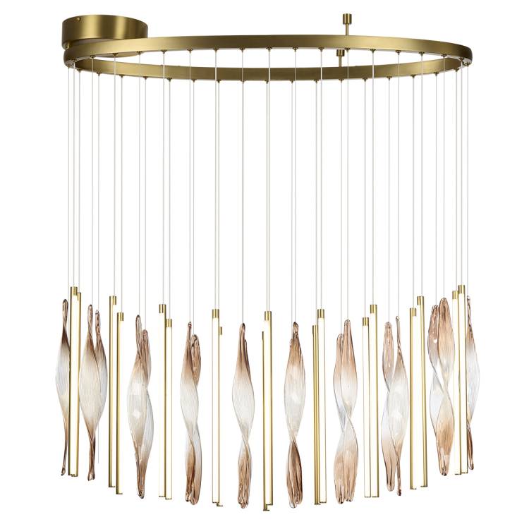 Большая подвесная светодиодная люстра Odeon Light Exclusive Spira 5468/118L