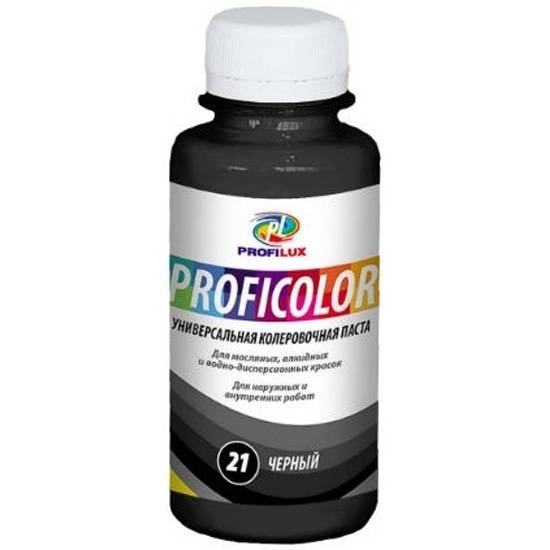Колорант универсальный Profilux Proficolor 21 черный 100 мл
