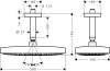 Душевой комплект Hansgrohe Raindance Select E 300 (2 jet) 27384400 + 26630400 + 27506000 + 15758000 фото 10