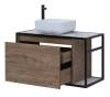Тумба под раковину Aquanet Nova Lite Loft 90 261660 дуб рустикальный фото 11