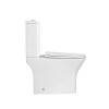 Унитаз-компакт Grossman Tornado GR-4489SQ безободковый, сиденье микролифт, белый глянцевый фото 4