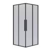 Душевой уголок Niagara Nova NG-6823-34BLACK профиль черный матовый, стекло прозрачное, 90x90x195