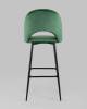 Набор из 2 барных стульев Stool Group Меган AV 415-H30-08(B) X2 зеленый, велюр фото 5