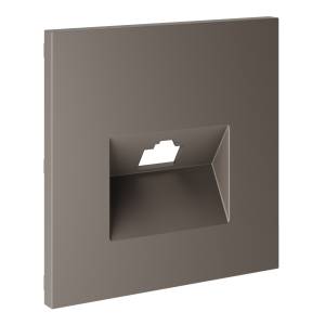 Лицевая панель для компьютерной розетки RJ-45 Voltum S70 VLS001314 капучино