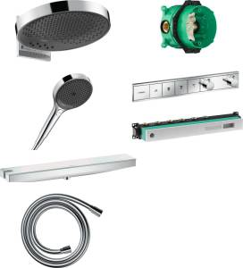 Душевой комплект Hansgrohe Rainfinity 360 (3 jet) 26234000 + 26864000 + 28272000 + 26843000 + 15382000