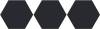 Керамогранит Oset Versalles Hex Black 20x24