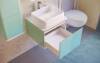 Тумба с раковиной Jorno Pastel 58 бирюзовый бриз фото 6