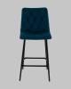 Стул полубарный Stool Group Одди Diamond AV 443PB-Cdoc-9005(PP) синий, велюр фото 3