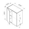 Шкаф Am.Pm Func M8FCH0602WM 68.5x60 см, белый матовый фото 6