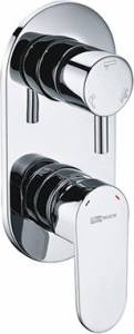 Смеситель для ванны с душем Wasserkraft Dinkel 5871 С ВНУТРЕННЕЙ ЧАСТЬЮ