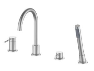 Смеситель на борт ванны Oliveeka Y OL-669017-BN никель матовый