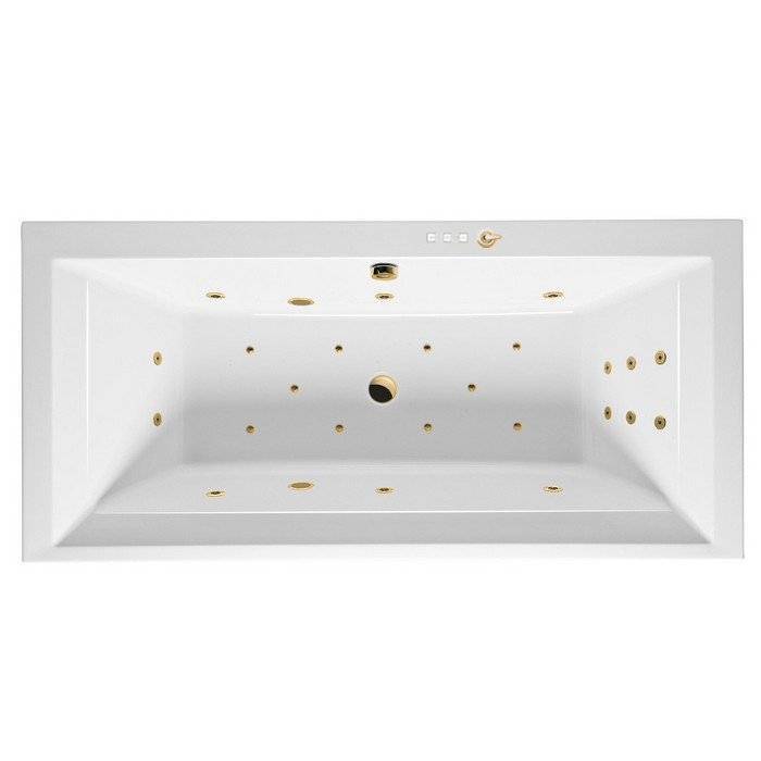 Акриловая ванна Excellent Crown Grand 190x90 "ULTRA" (золото)