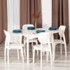 Стол обеденный Tetchair Diamante 20650 Ivory white фото 13