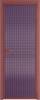 Межкомнатная дверь Profil Doors 1 AX цвет профиля Красный антрацит, стекло безопасное 6 мм мору фиолетовое 700x2000