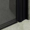 Душевая дверь в нишу MaybahGlass MGD-432-6 профиль черный, стекло графит матовый, 1980x800 фото 6