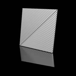 Дизайнерская панель Artpole GD-0008-1 Fields-1 Platinum глянец 60x2.3x60