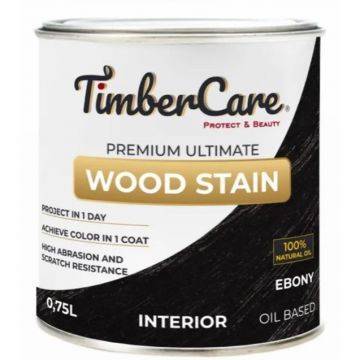 Тонирующее масло TimberCare Wood Stain Эбеновое дерево/Ebony 0.75 л