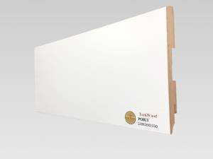 Плинтус МДФ TeckWood Белый Роял 2000x120x16