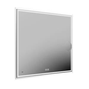 Зеркало Kerama Marazzi Tecno TE.mi.90.1 c LED 90 с макро линзой, с подсветкой, с функцией антизапотевание, белый глянцевый