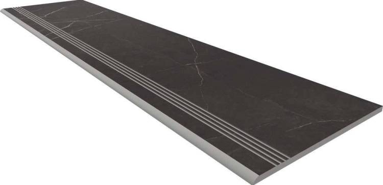 Ступень Estima Nolana 70765 Steptrade/NL04_NS/30x120x10 Black неполированный с насечками 30x120