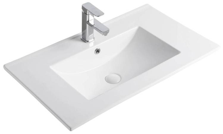 Раковина Gid Integrado 9075e 71103 белая, 76x46.5x17