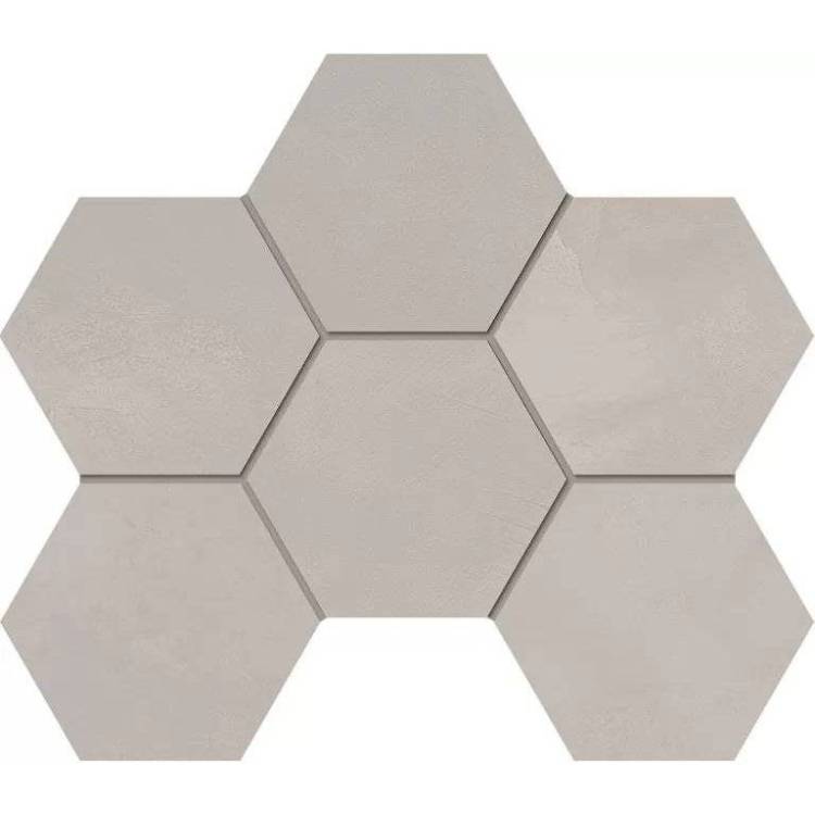 Мозаика Estima Graffito 70433 Mosaic/GF01_NS/25x28.5x10/Hexagon Light Grey Hexagon 25x28.5