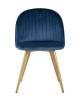 Набор из 4 стульев Stool Group Лион Страйпс DC-69030G HLR-63 X4 голубой фото 3