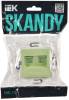 Розетка компьютерная RJ45 2-местная IEK Skandy SK-K20-1-K06 мятный фото 2