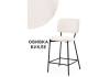 Стул полубарный Woodville Reparo bar 15663 beige/black