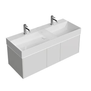 Тумба под раковину Kerama Marazzi Grande GR.120.3\AGR.M подвесная 120, 3 ящика, архитектурный серый