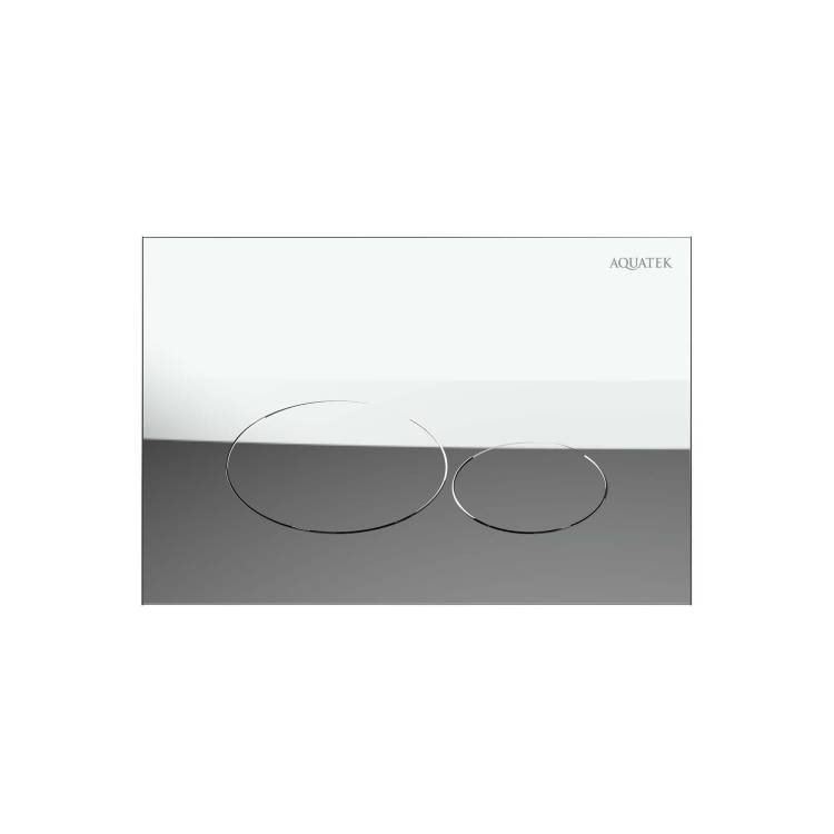 Кнопка смыва Aquatek KDI-0000072 хром глянец