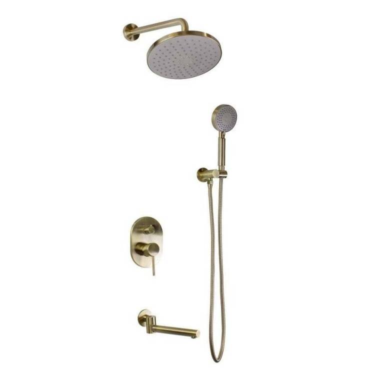 Душевой комплект Bronze de Luxe Scandi 14582BR бронзовый