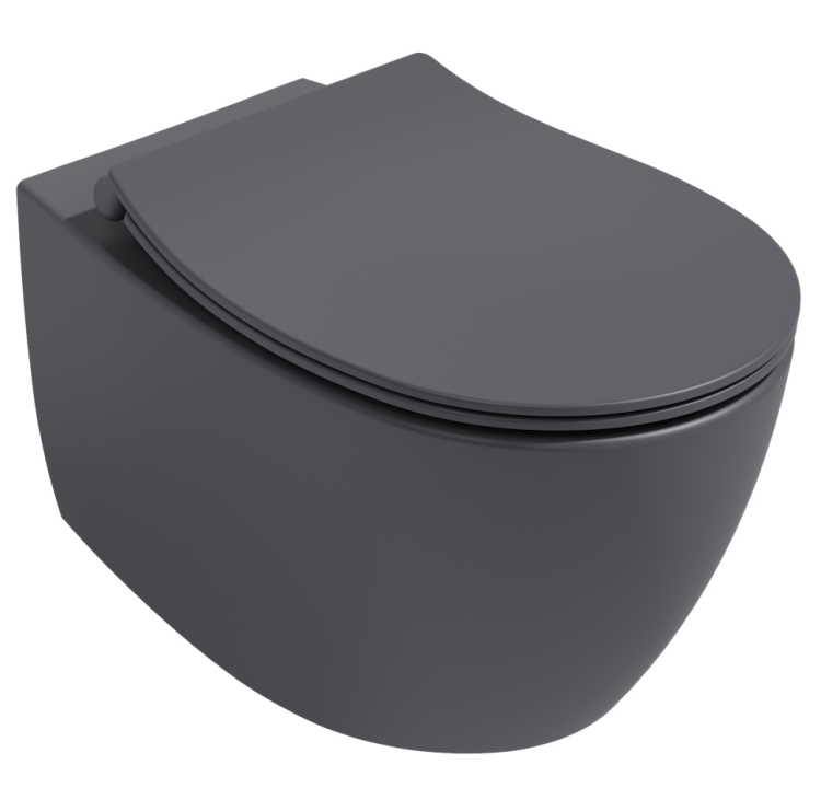 Унитаз подвесной Isvea Sentimenti Neo 10AR02010SV-2C антрацит матовый