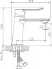 Смеситель для раковины Haiba HB10556 фото 3