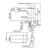 Смеситель для биде Wonzon & Woghand Arnie WW-695001-MB Черный матовый фото 2