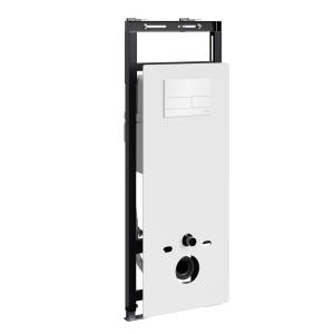 Система инсталляции для унитазов Wasserkraft New Salm 27TLT.010.ME.WH.WH04 клавиша белый