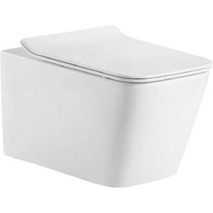 Унитаз подвесной Bravat Manno C21201UW-RUS с крышкой-сиденьем микролифт