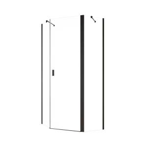 Душевой уголок Radaway Nes PTJ 90x90 см правый, стекло прозрачное, профиль черный