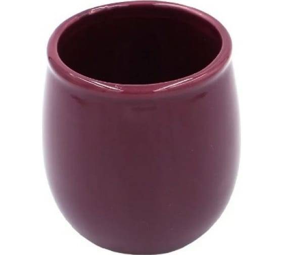 Стакан для зубных щёток Bath Plus Cherry W-CE1066H-TB бордовый